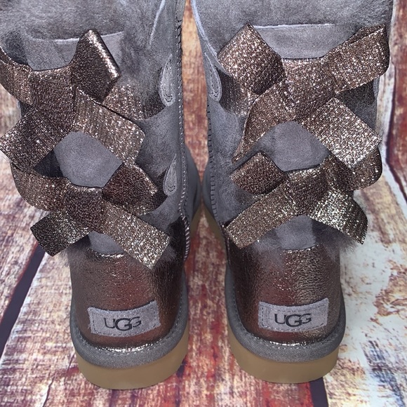 💗SOLD OUT 😍UGG BAILEY BOW GLITZ Boots - Picture 11 of 12